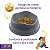 Kit Comedouro e Bebedouro Para Cães e Gatos Stark Bowl 550ml Cinza - Imagem 3