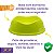 Kit Comedouro e Bebedouro Para Cães e Gatos Stark Bowl 350ml Verde Neon - Imagem 2