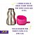 Kong Garrafa Bebedouro Portátil Para Cães Aço Inoxidável Rosa 280ml - Imagem 3