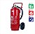 Extintor Industrial Pqs 50kg Abc (SOBRE RODAS) 10A-80B-C - Imagem 2