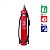 extintor industrial pqs 20kg abc (SOBRE RODAS) 10A-80B-C - Imagem 1