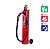 extintor industrial pqs 20kg abc (SOBRE RODAS) 10A-80B-C - Imagem 2