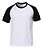 Camiseta Raglan Manga e Gola Preta - Imagem 1