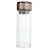 Garrafa Para Sublimação de Vidro Com Infusor E Tampa dourada Perolizada 300ml - Imagem 1