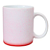 Canecas de Cerâmica Splash Vermelho Pink Fosca Para Sublimação 325ml - Imagem 1