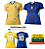 Camiseta Brasil 2026 Azul e Amarelo | Estilo Copa | Leve e Confortável | Dry Fit c/ Elastano - Imagem 1