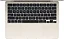 MacBook Air Apple 13", M3, CPU de 8 Núcleos, GPU de 10 Núcleos, 16GB RAM, SSD 512GB, Estelar - MXCU3BZ/A - Imagem 2