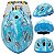 CAPACETE ABSOLUTE KIDS SHAKE AZUL TUBARAO - Imagem 2