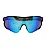 OCULOS CICLISMO EL54 LENTE POLICARBONATO COLORS UV400 PRETO/AZUL - Imagem 2