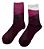 MEIA SHIMANO CICLO CANO ALTO ORIGINAL TAM G-GG ROXO/ROSA - Imagem 1