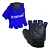 LUVA MTB LYCRA SHITARO PTO/AZUL TAM G - Imagem 2