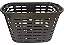 CESTA 26 URBANA, GIGA PLAST, PRETO, C/SUPORTE ACO JKS - Imagem 2
