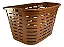CESTA 26 URBANA, GIGA PLAST, MARROM, C/SUPORTE ACO JKS - Imagem 2