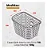 CESTA 26 URBANA, GIGA PLAST, MARROM, C/SUPORTE ACO JKS - Imagem 4
