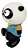 BUZINA SILICONE PANDA COLORIDO ELLEVEN - Imagem 3