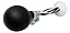 BUZINA FON FON ZEBRA METAL PRETO/BRANCO ELLEVEN - Imagem 4