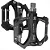 PEDAL PLATAFORMA PTO BMX ALUMÍNIO CNC ANODIZADO EIXO CRO-MO MPEDA - Imagem 2