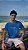 Camiseta Estonada Azul Royal - Imagem 1