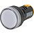 L20-AR9-WP SINALEIRO LED 22MM 12VCC/VCA BRANCO I20979 METALTEX - Imagem 1