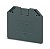 D-TB 16 TAMPA TERMINAL PARA BORNE CONECTOR DE PASSAGEM CINZA ESCURO 3059922 PHOENIX CONTACT - Imagem 1