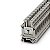 UK 16 N BORNE CONECTOR DE PASSAGEM CONEXÃO PARAFUSO CINZA 3006043 PHOENIX CONTACT - Imagem 1
