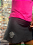 SHORTS SAIA SUPLEX PRETO BOLA BRANCA - Imagem 2