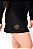 SHORTS SAIA SUPLEX PRETO BOLA DOURADA - Imagem 1