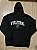 BLUSA MOLETOM CANGURU PRETO / BRANCO P AO GG - Imagem 1