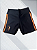 SHORTS PRETO MENINA LISTRA LARANJA - Imagem 2