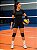 SHORTS SUPLEX PRETO VOLEIBOL BOLA - Imagem 1
