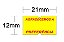 Etiqueta MX-5500 S/Seg c/1000 (VM/AM) para Etiquetadora de Preços - Imagem 4