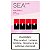 SEA PODS - 5% Salt Nicotine - RASPBERRY (1 CAIXA (REFIL) COM 4 PODS) - Imagem 1