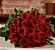 Buquê de rosas colombianas vermelhas - Imagem 1