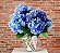 Buquê de hortênsia azul - Imagem 1