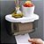 Suporte Papel Higiênico Parede Com Organizador - Imagem 1