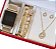Kit Relógio Digital Feminino LED com Joias Ouro - Imagem 3