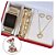 Kit Relógio Digital Feminino LED com Joias Ouro - Imagem 1