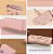 Carteira Feminina Social Folhas Gold Rosa - Imagem 5