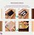 Carteira Feminina Social Folhas Gold Rosa - Imagem 3