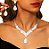 Conjunto de Joias Cristal Colar e Brincos Festa - Imagem 2
