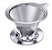 Filtro de Café Inox 304 com Pegador Silicone Prateado - Imagem 1