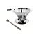 Filtro de Café Inox 304 com Pegador Silicone Prateado - Imagem 2