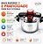 Panela de Pressão Inox 304 6L 100kPa - Imagem 4
