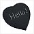 Bloco Adesivo Coração Preto BRW - Imagem 2