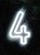 Número de Led Neon Kit - De 0 á 9 - Imagem 4