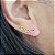 Brinco Ear Cuff  Coração Banhado a Ouro 18K - Imagem 2