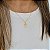 Colar Filha / Filho Microzirconia Banhado a Ouro 18K - Imagem 2