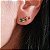 Brinco Ear Cuff Cristal Colorido Banhado a Ouro 18K - Imagem 2