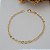 Pulseira Elo Redondo Facetado Banhado a Ouro 18K - Imagem 3
