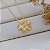 Colar Flor com Zircônia Banhado a Ouro 18K - Imagem 4
